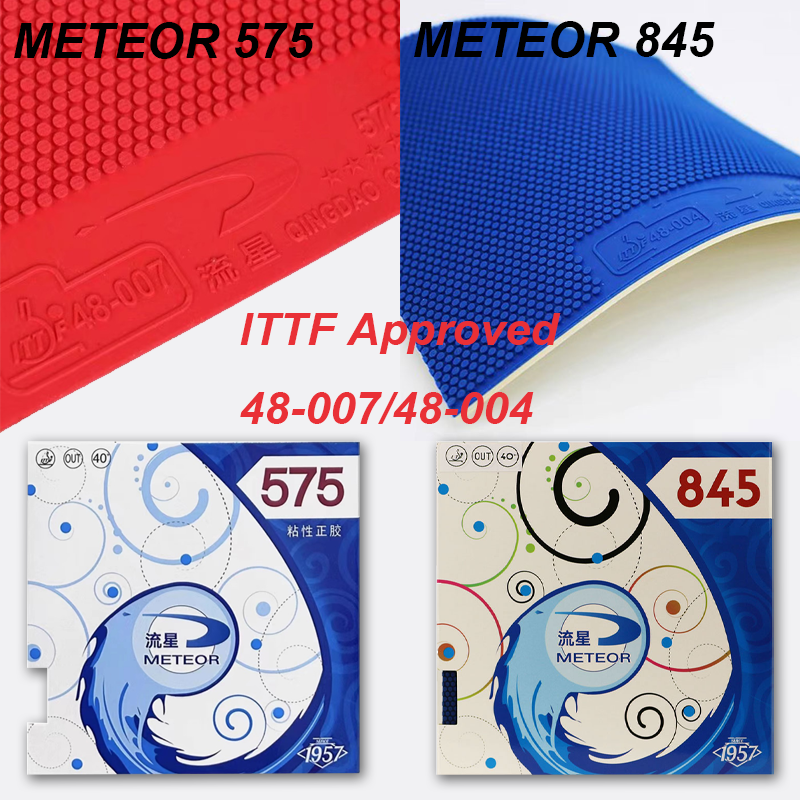 Table Tennis Rubber Protective Film - METEOR 845 575 Pimples Out Table