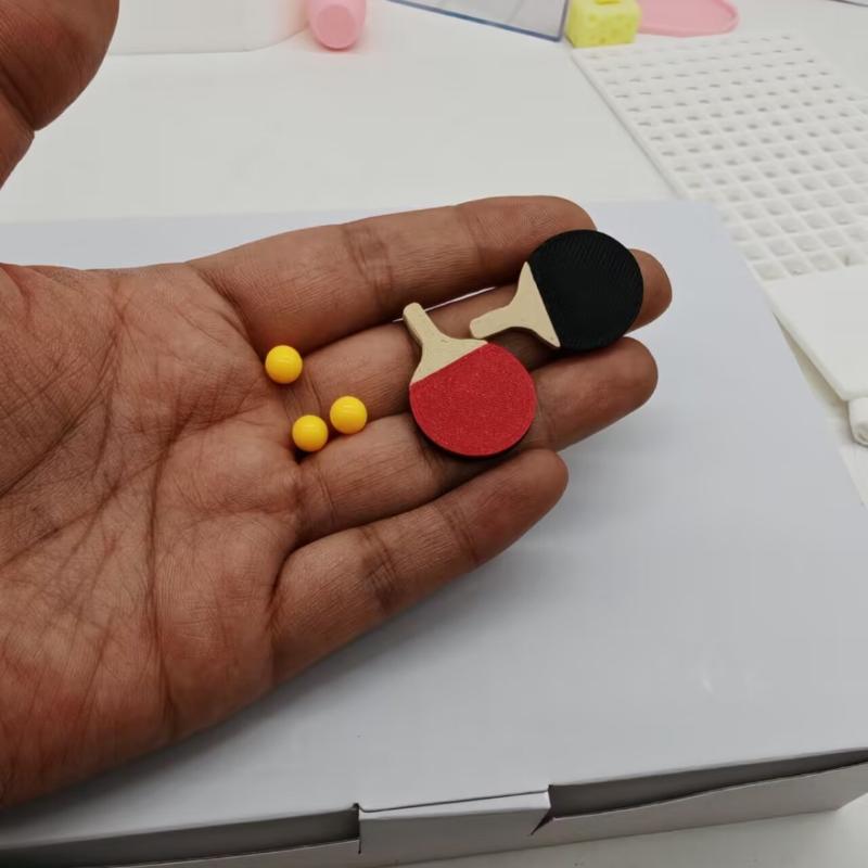 1Set Dollhouse Miniature Ping  - Table Tennis Ball 리뷰 및 가격