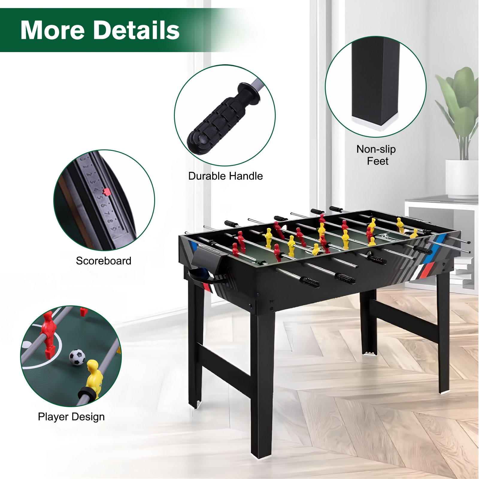 4-In-1 Combo Game Table Set wi - Table Tennis For Kids 리뷰 및 가격