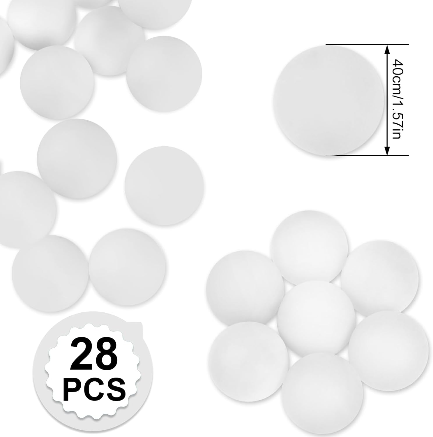 28 Pcs 40mm Ping Pong Balls fo - Table Tennis For Kids 리뷰 및 가격
